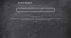 Desktop Screenshot of les-courts-metrages.fr